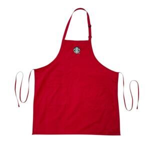 Official Starbucks Lot Seasonal Christmas Red Barista Apron
Plus 2 Green